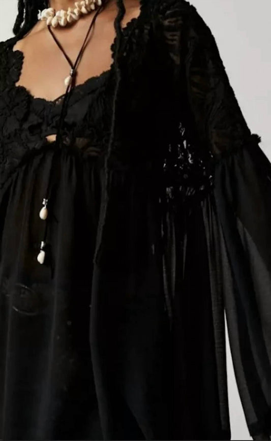 Free People - Magdalene Crochet Tunic Top