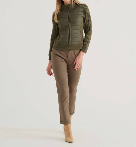 Dolcezza - Knit Long Sleeve Puffer Jacket