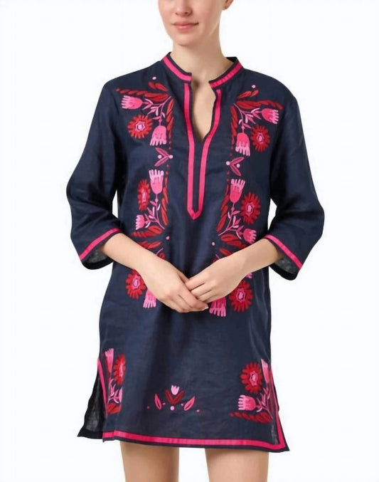 Vilagallo - Caftan Dress With Floral Design
