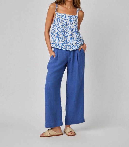 Bella Dahl - Pleated Wide Leg Ankle Pant