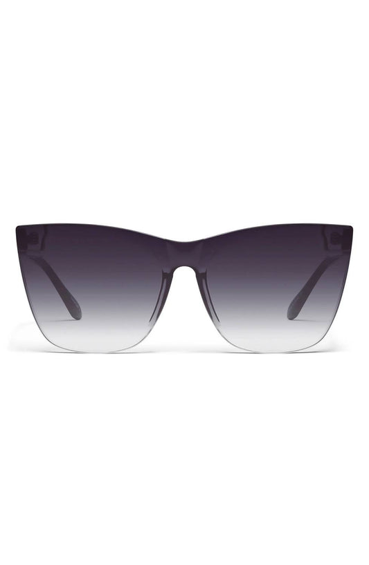 Quay - Women's Come Thru 144mm Gradient Cat Eye Sunglasses