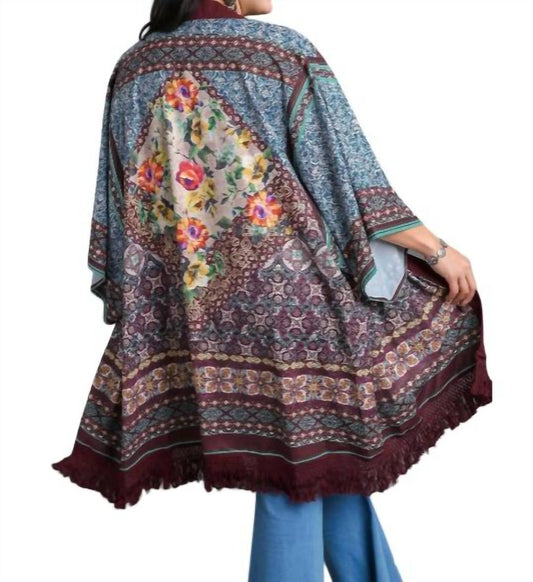 Umgee - Open Front Print Kimono