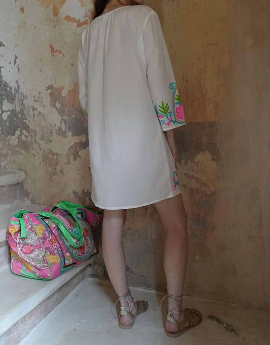 Debbie Katz - Women's Short Embriodered Tunic