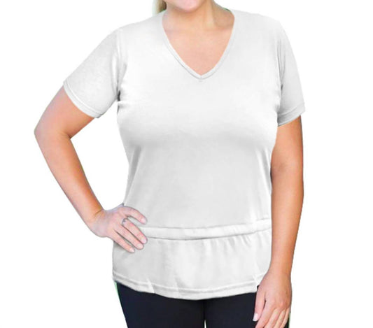 Always For Me - Active Peplum T-shirt - Plus