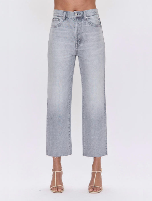 Pistola - Cassie Crop Super High Rise Straight Leg Jeans