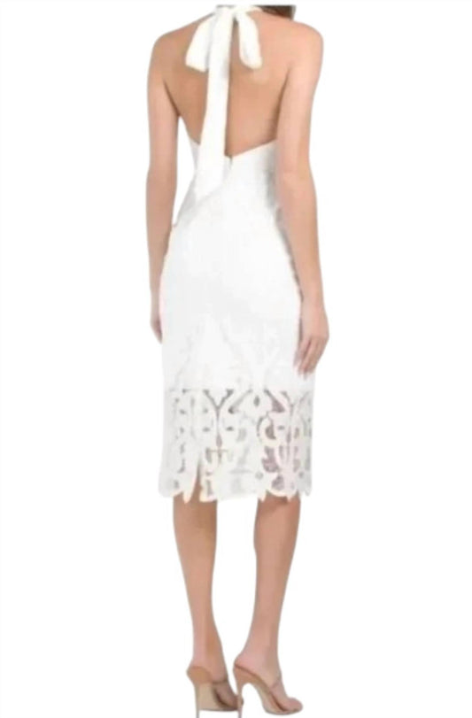 Milly - Bridget Guipure Lace Midi Dress