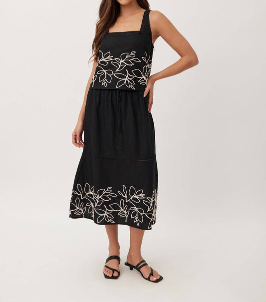 Bella Dahl - Square Neck Ladder Trim Top