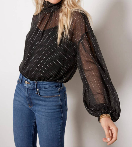 Sanctuary - Sheer Volume Metallic Top