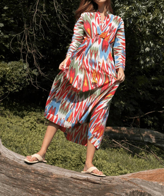 Guadalupe Design - Nora Ikat Midi Dress