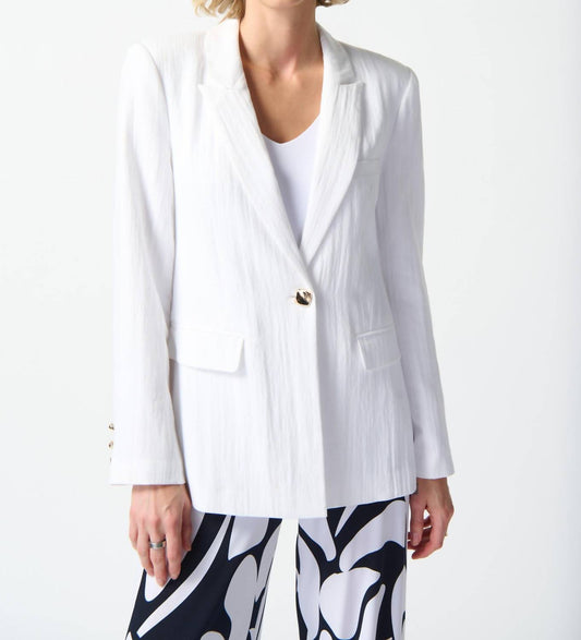 Joseph Ribkoff - Woven Fitted Blazer