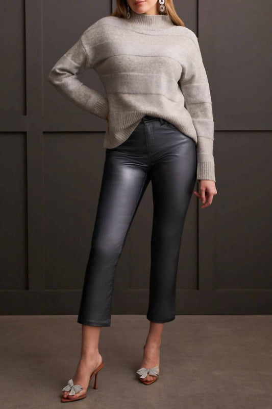 Tribal - Mock Neck Ribbed Sweater