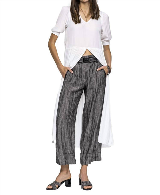 CULLOTTE STRIPE PANT