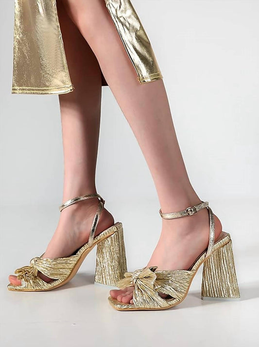 Accity - Women's Retro Bow Heels