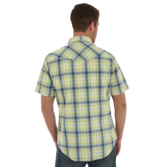 Wrangler - Men's Short Sleeve Snap Up Shirt