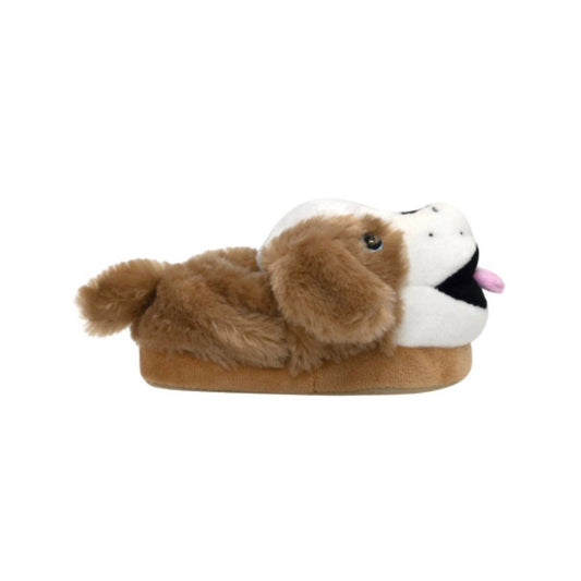 Robeez - Kids' Rocky Puppy Faux Fur Slipper
