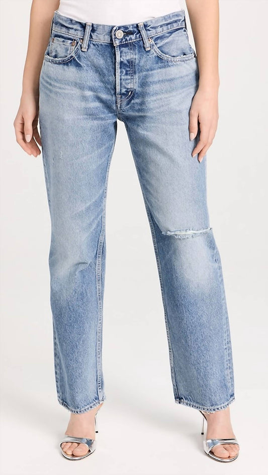 Moussy - Ballard Wide Straight Jeans