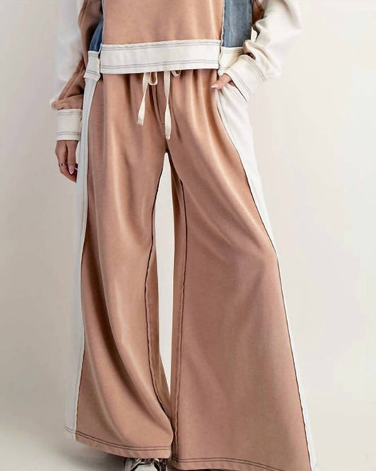 Ee:Some - Block Drawstring Pants