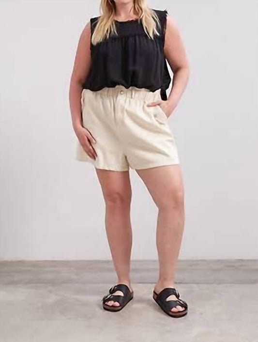 Relaxed Paper bag Shorts