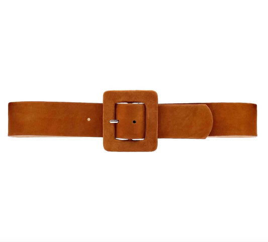 Streets Ahead - Women Covered Buckle Leather Belt