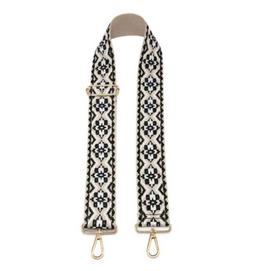 Jen & Co. - Women's Tribal Tapestry Woven Purse Guitar Crossbody Adjustable Strap