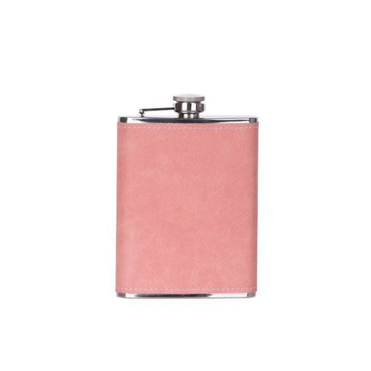 Creative Gifts International - Leatherette Flask, 8 Oz