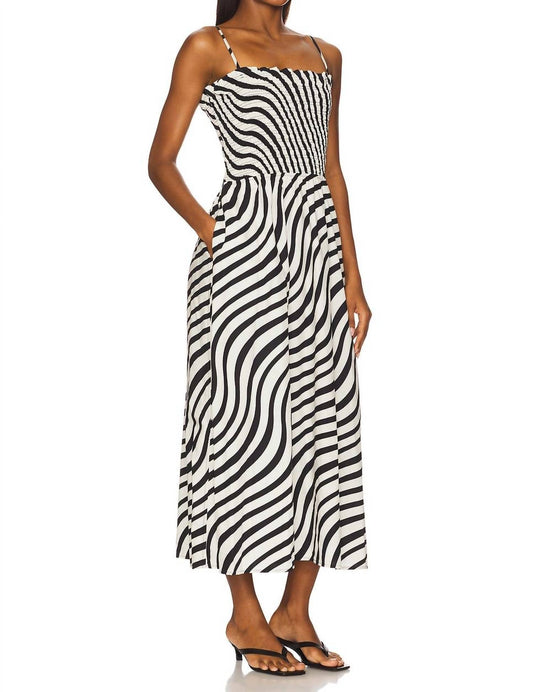 Nation Ltd - Sibelle Smocked Midi Dress