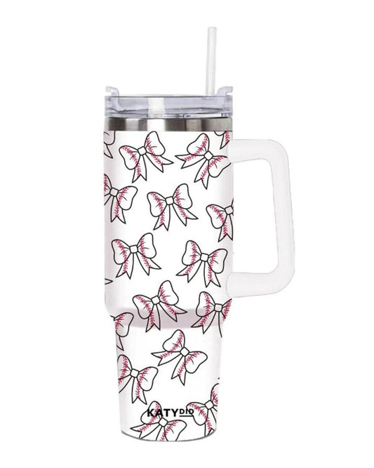 Katydid - Baseball Bow Tumbler Cup