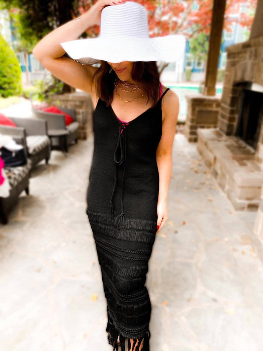 With Love, Molly - Vera Fringe Cover Up Beach Dress