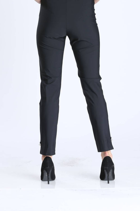 Ic Collection - Pearl Hem Detail Ankle Pants