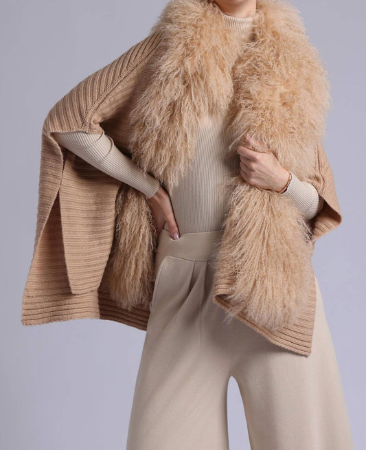 Minnie Rose - Mongolian Fur Cape