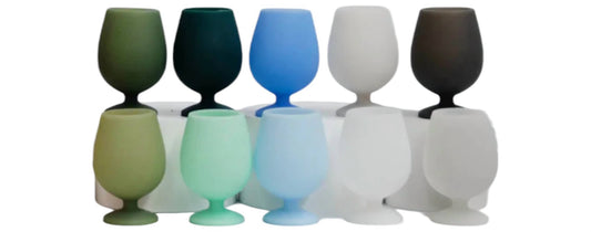 Porter Green - Stemm Silicone Unbreakable Floatable Wine Glasses Set Of 4