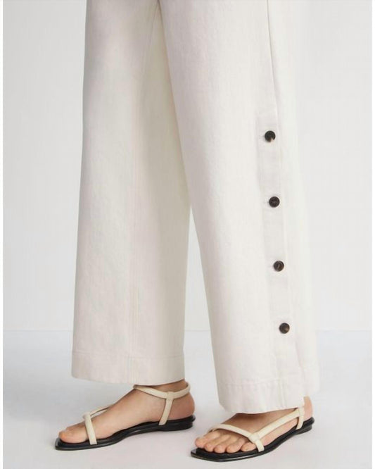 Lafayette 148 - SPLIT LEG JEAN WITH BUTTONS