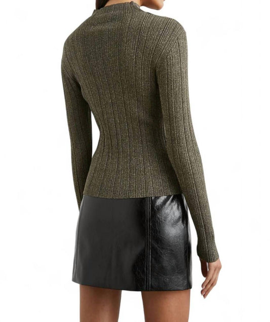 Rails - VIVENNE LUREX MOCK NECK SWEATER