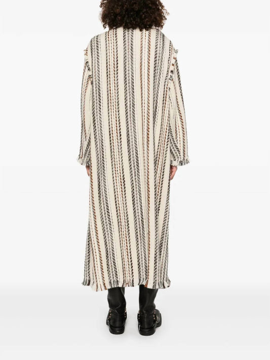 Isabel Marant - Inita Striped Long Coat