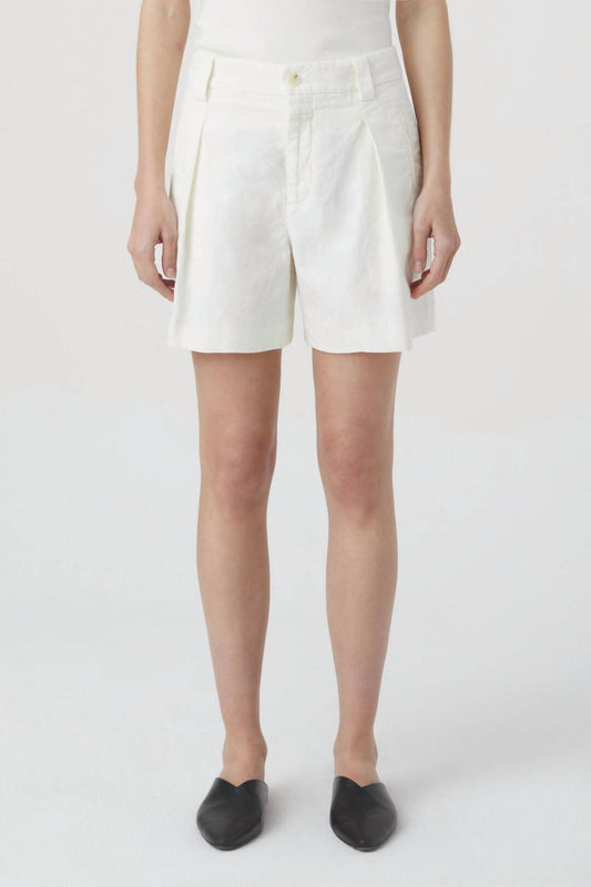 Closed - Mid Waist Linen Cotton Blend Shorts