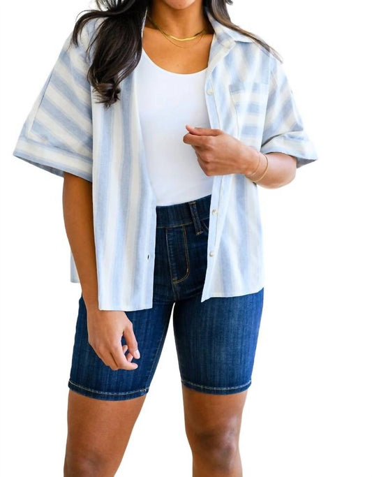 Andree By Unit - Tailored to Relax Striped Button Down