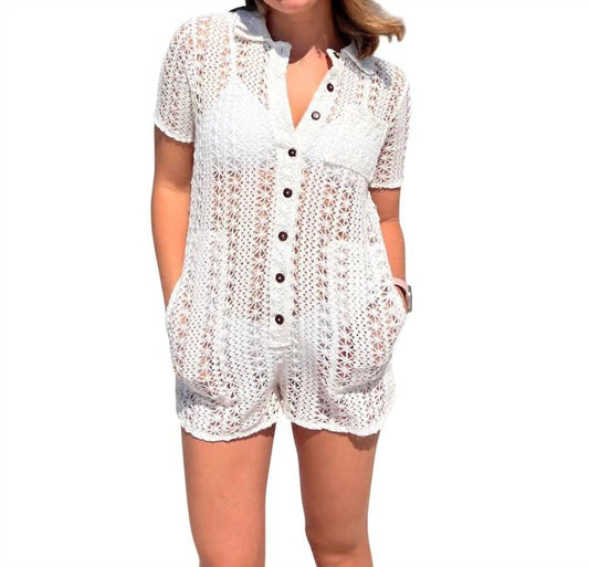 Olivaceous - Oakley Crochet Romper
