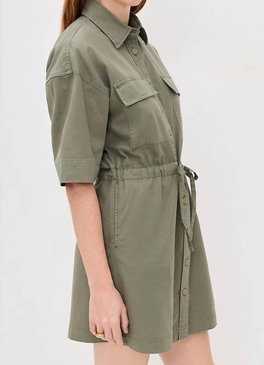 Faherty - Utility Twill Mini Shirt Dress