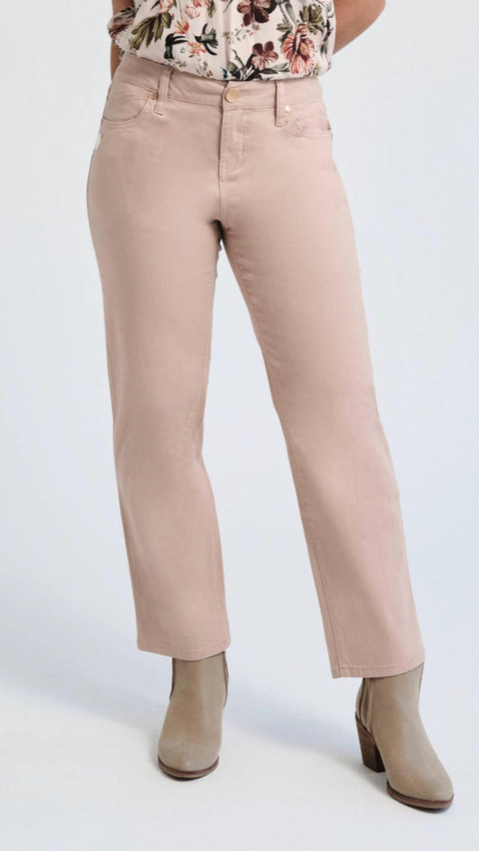 1822 Denim - Twill Slim Straight Pant - Petite