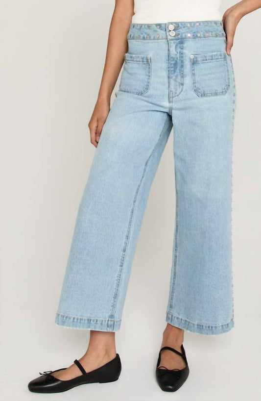 Unpublished - Gemma Crop Wide Leg Jeans