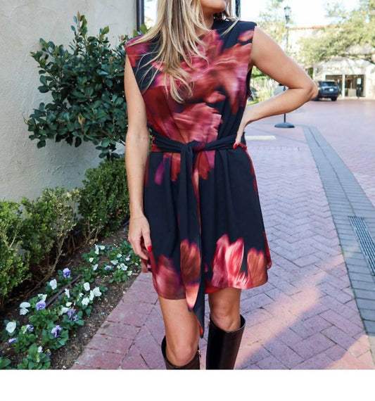 Sadie & Sage - Noir Bloom Mini Dress