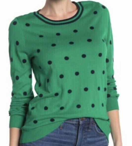 J.Crew - Women’s Polka Dot Crew Neck Pullover