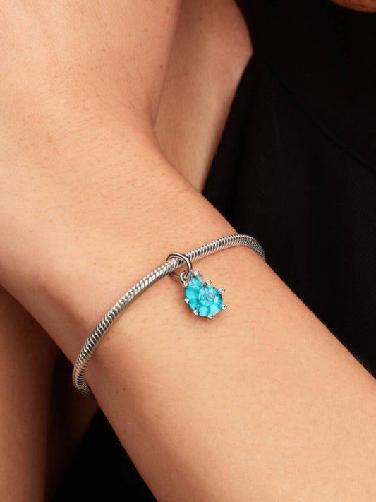 Pandora - Women's Murano Glass Sea Snail Dangle Charm