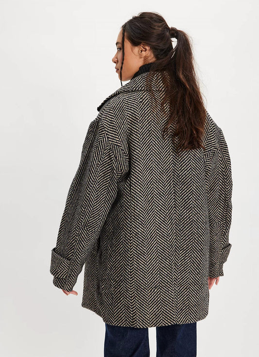 Free People - Ari Wool Peacoat