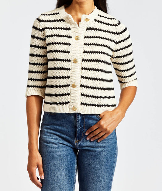 Drew - Women's Aniyah Stripe Cardigan