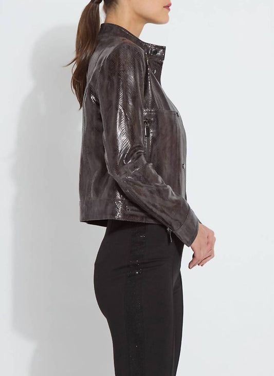 Lysse - Bennett Patent Foil Vegan Leather Jacket