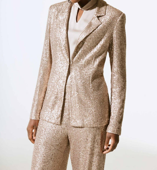 Joseph Ribkoff - Sequined Long Sleeve Blazer