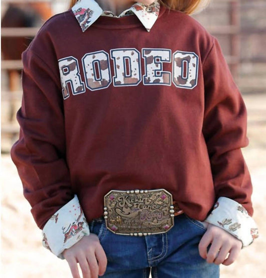 Cruel Girl - Girl's Cruel Rodeo Crewneck Sweatshirt