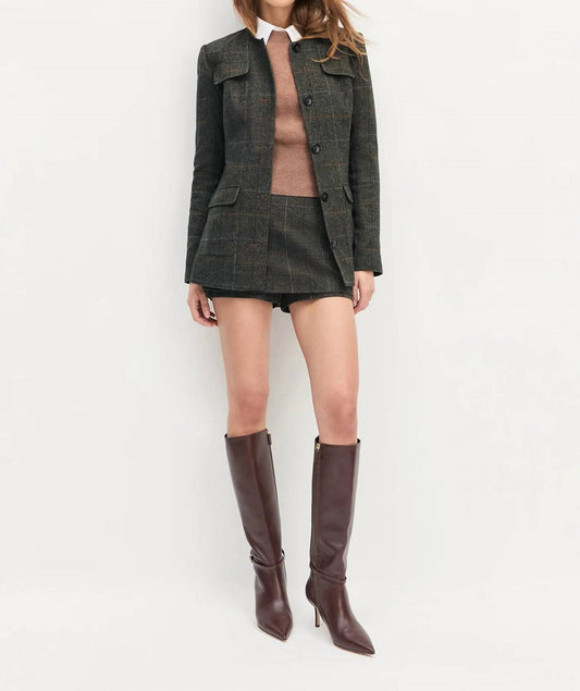 Favorite Daughter - Spencer Button Front Plaid Jacket