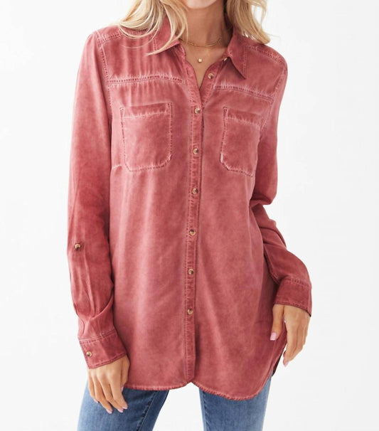 Fdj - Pigment Dyed Button Up Shirt